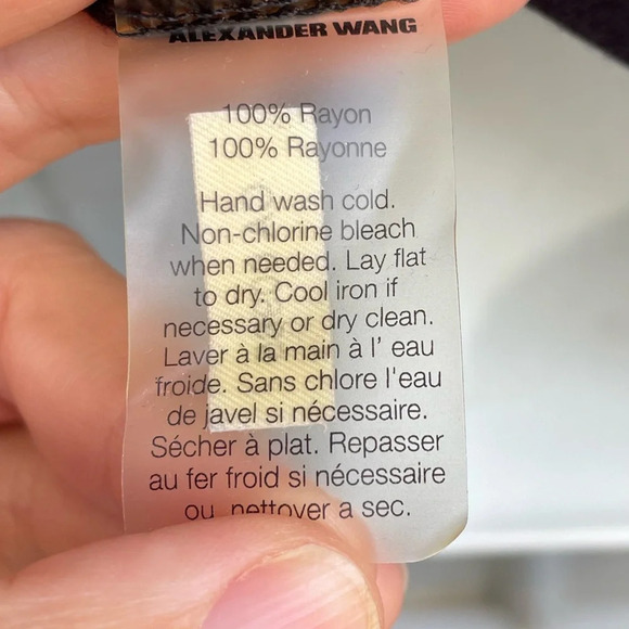 T by Alexander Wang classic  racerback tank with pocket, Small - Picture 9 of 10